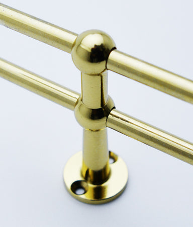 Solid Brass Fiddle Rail Fittings