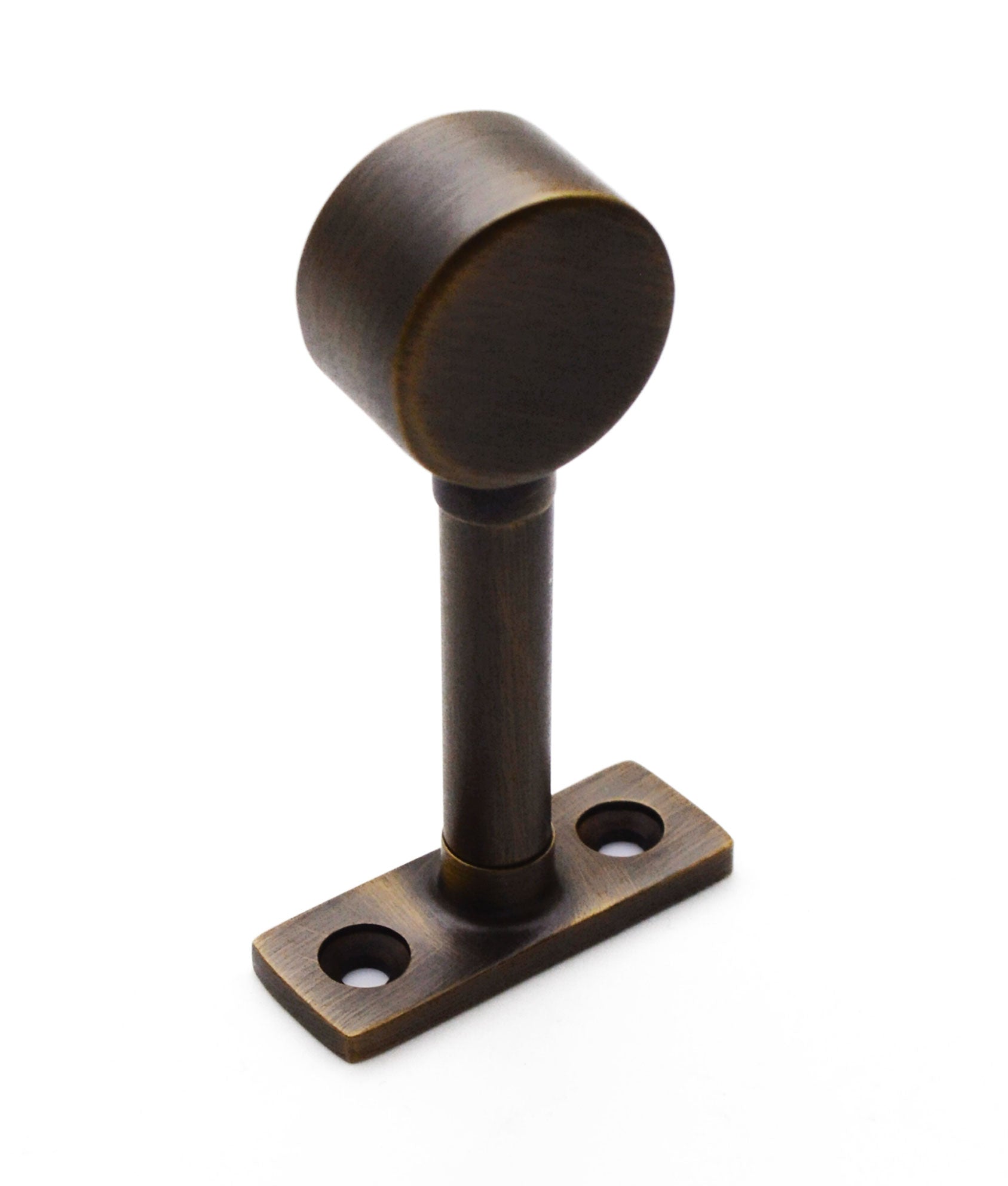 Solid Brass End Rail Bracket - To Suit 19mm, 25mm & 32mm Tube