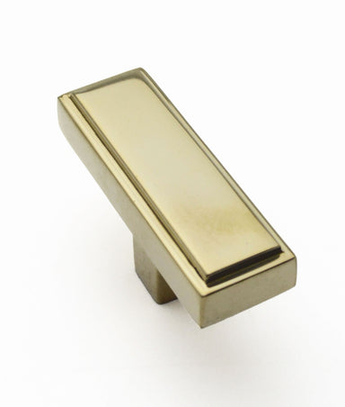 Unlacquered Polished Brass Ellon T-Bar Cabinet Handle