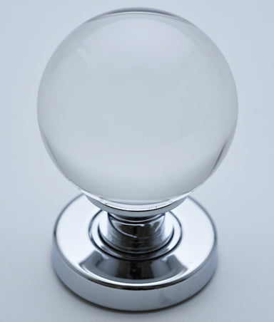 Ball Mortice Door Knob (Glass)