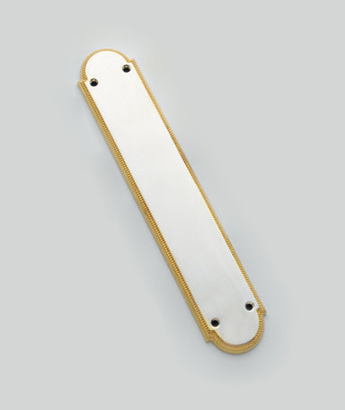 Perland Push Plate (Nickel/Gold)