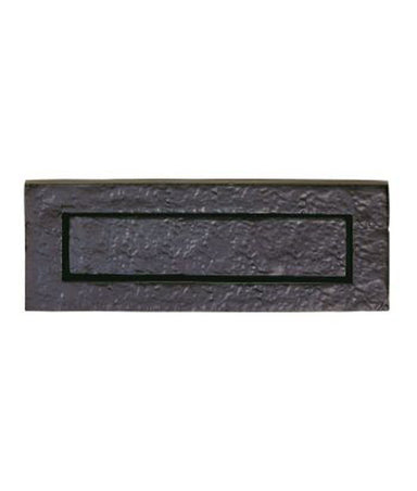 Black Wrought Iron Letter Plate