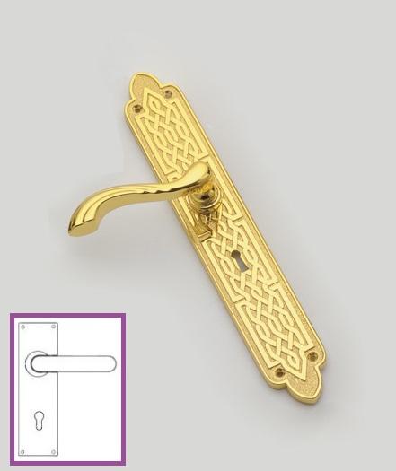 Lever On Lattice Plate (Gold Plated)