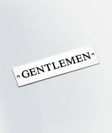 Engraved Gentlemen Sign