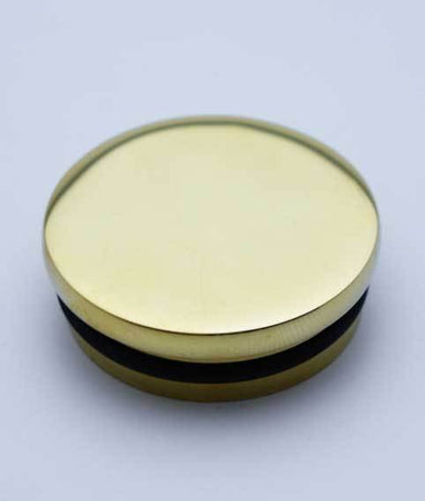 Solid Brass Tube End Cap