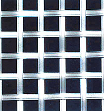 Reeded Steel Woven Grille