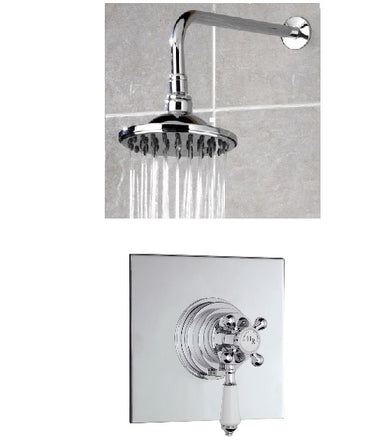 Concealed Thermostatic Shower Set (Overhead)