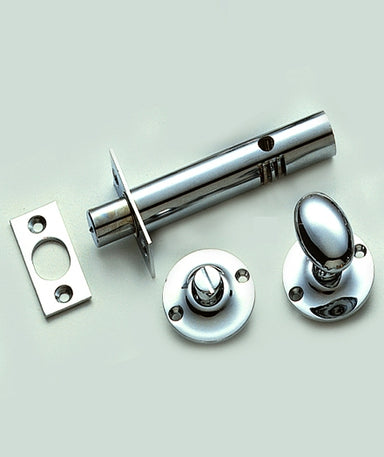 WC Security/Mortice Bolt With Oval Knob & Release