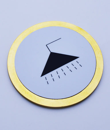 Symbol Shower Concealed Fix Solid Brass Disc