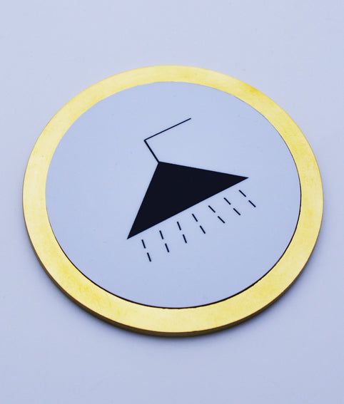 Symbol Shower Concealed Fix Solid Brass Disc