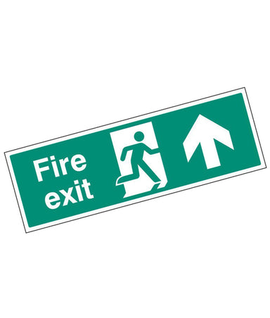 Fire Exit Man Running Arrow Ahead