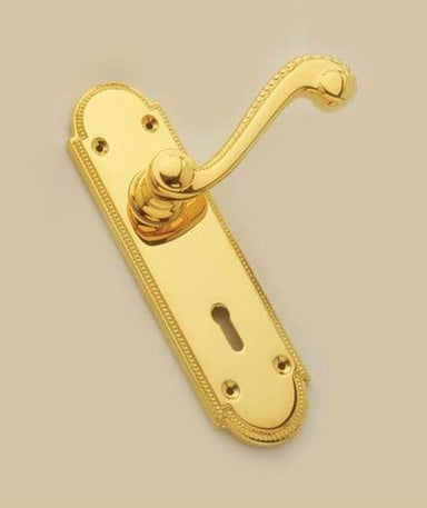 Regency Beaded Lever On Plate (Gold Plated)