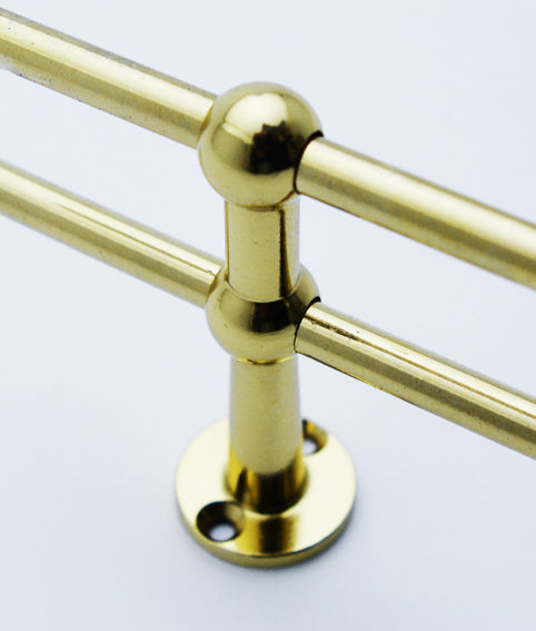 Fiddle Rails Uk Fiddle Rail Fittings (Solid Brass) — A&H Brass