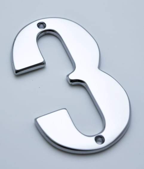 Numerals 0-9, Front Fix — A&H Brass