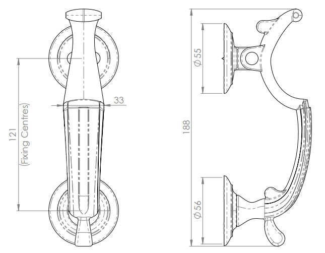 Doctor Door Knocker (PVD)