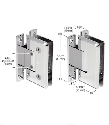 Wall to Glass Adjustable Shower Hinge