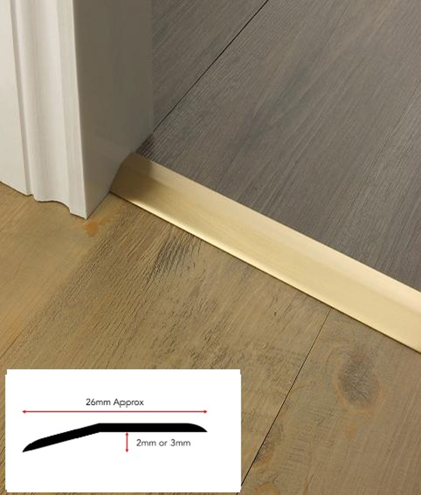 Adhesive Two Way Floor Finishing Ramp For Hard Floors