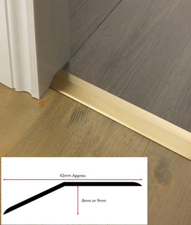 Adhesive Two Way Floor Finishing Ramp For Hard Floors