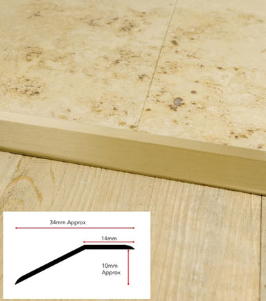 Adhesive One Way Floor Finishing Ramp For Hard Floors