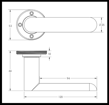 Bjorn Cubis Lever on Plain Rose