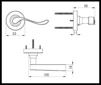 Cadiz Devonport Lever on Rose