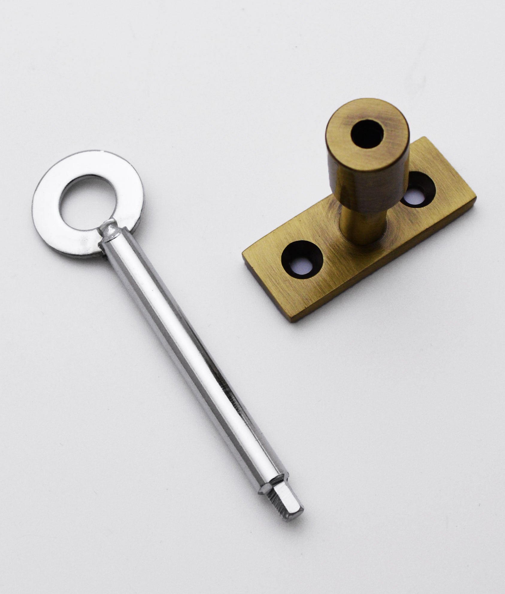 Casement Stay Locking Pin c/w Key