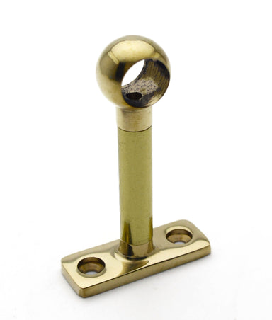Solid Brass Centre Rail Bracket - To Suit 13mm Tube