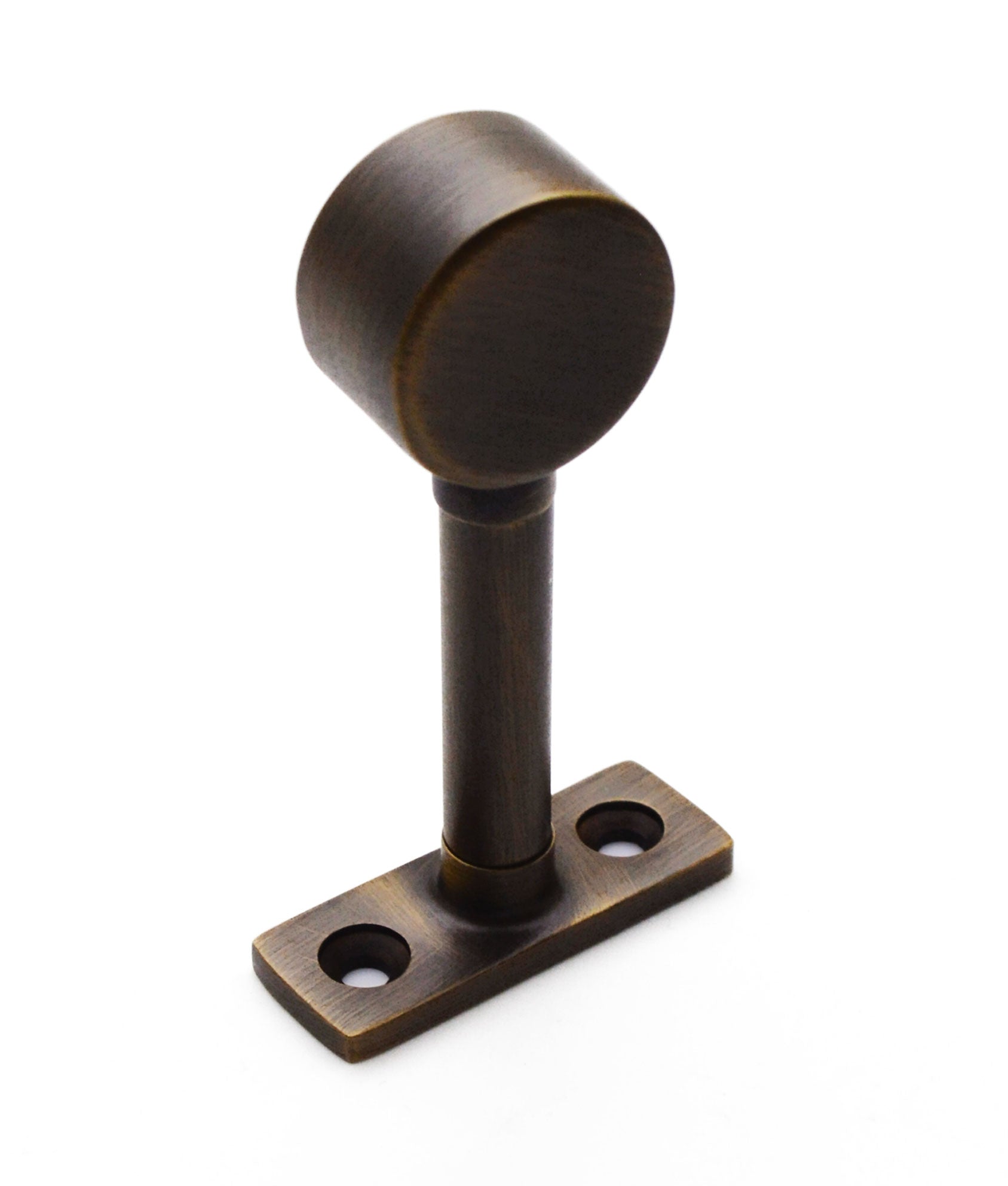 Solid Brass End Rail Bracket - To Suit 19mm, 25mm & 32mm Tube — A&H Brass