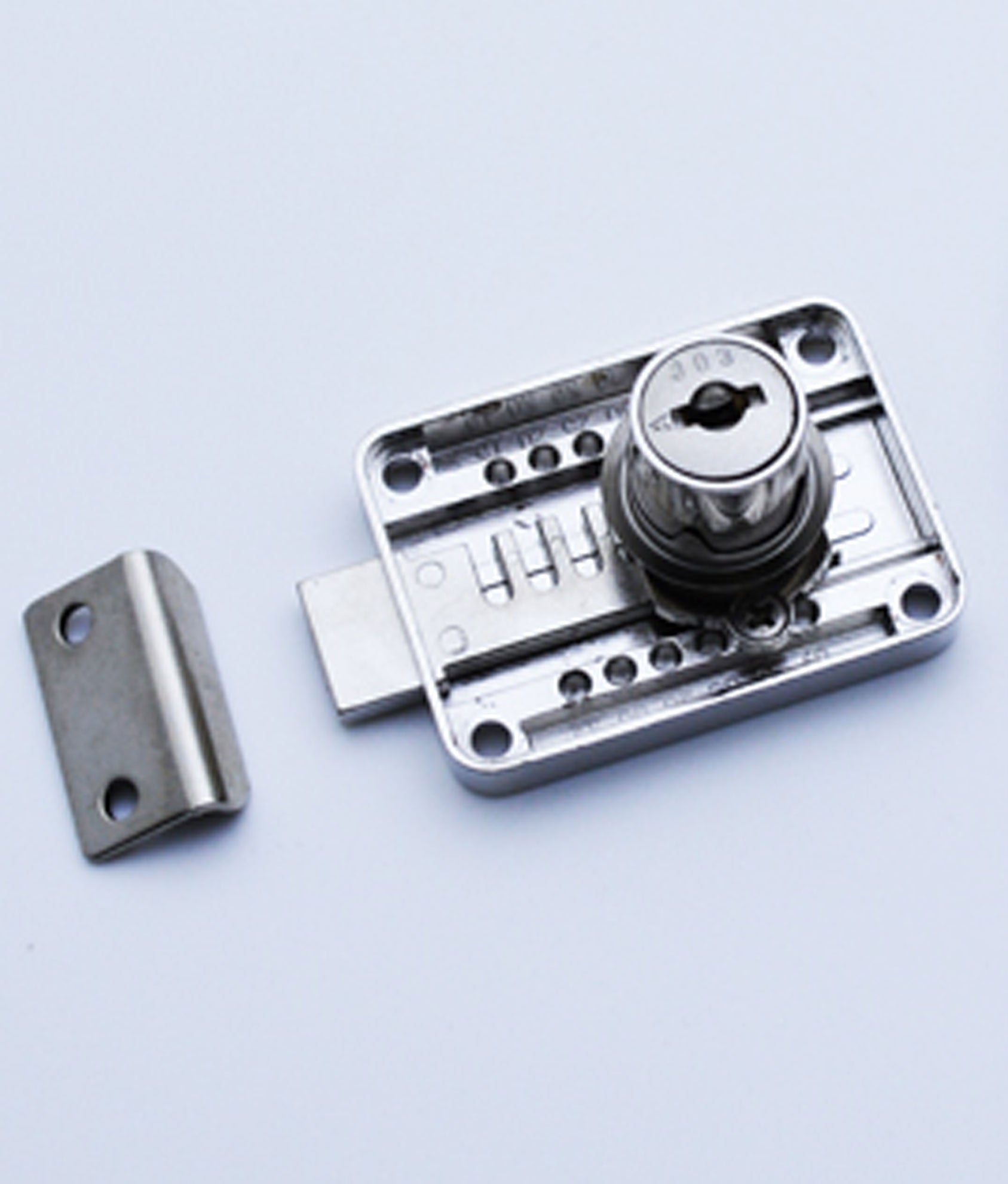 Strade Adjustable Cylinder Cabinet Lock K/D