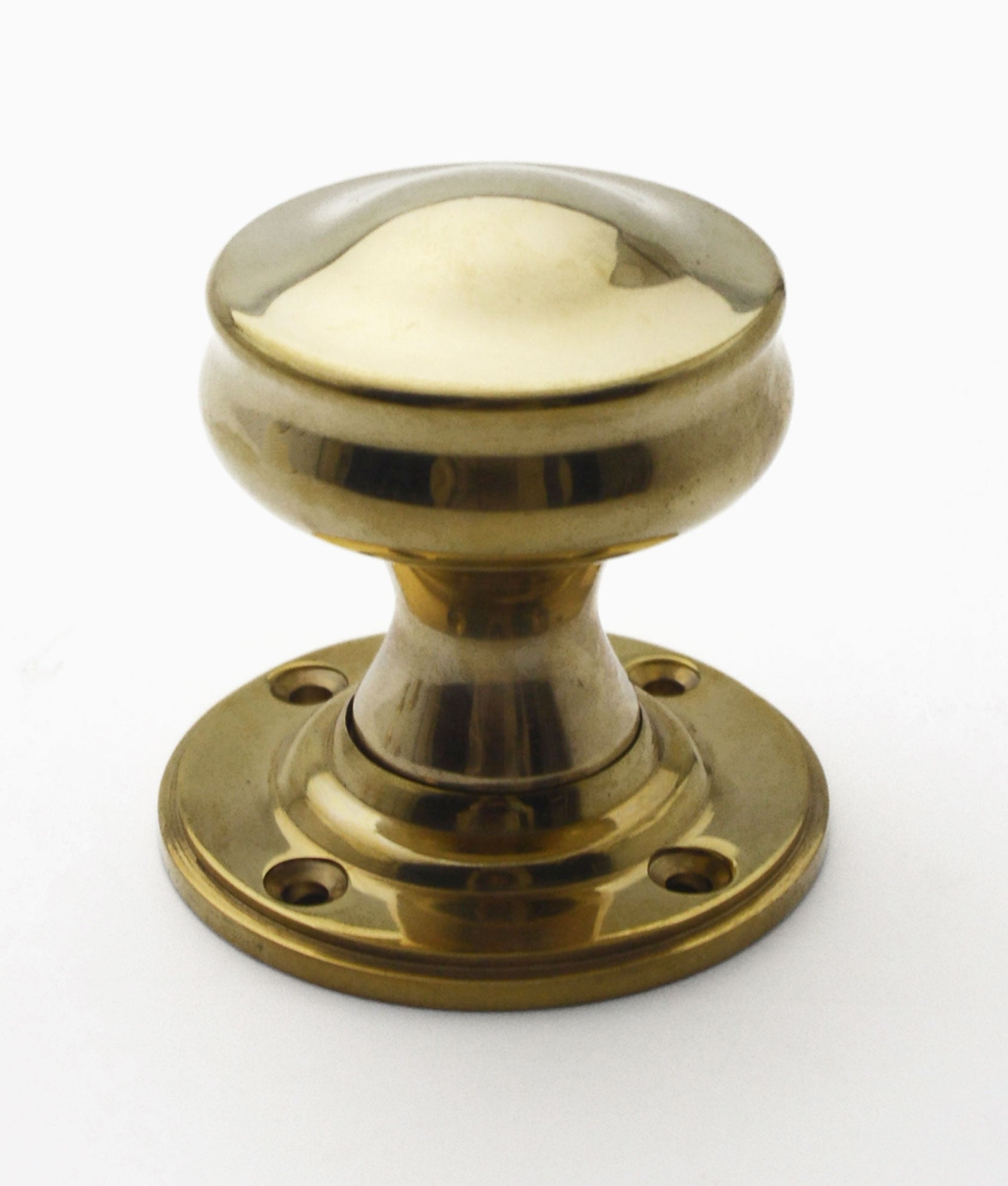 Unlacquered Polished Brass Raasay Mortice Knob
