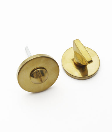 Unlacquered Polished Brass Jonas Privacy Turn & Release