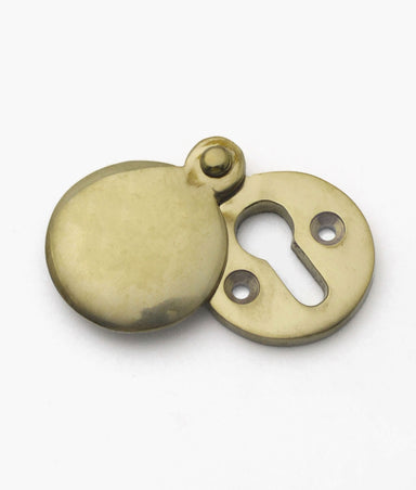 Unlacquered Polished Brass Lamont Covered Escutcheon