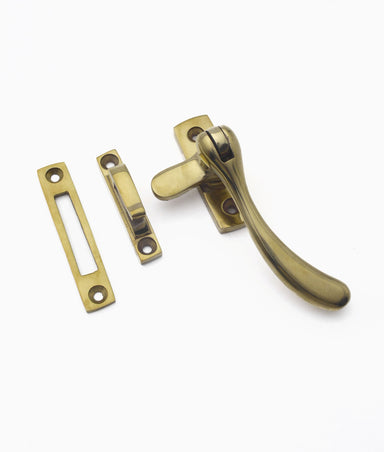Unlacquered Polished Brass Ball End Casement Fastener