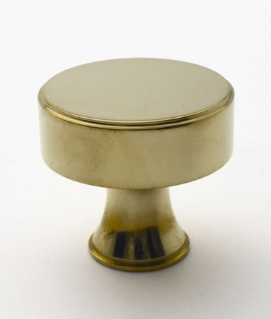 Unlacquered Polished Brass Ellon Cabinet Knob