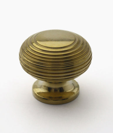 Unlacquered Polished Brass Atholl Cabinet Knob