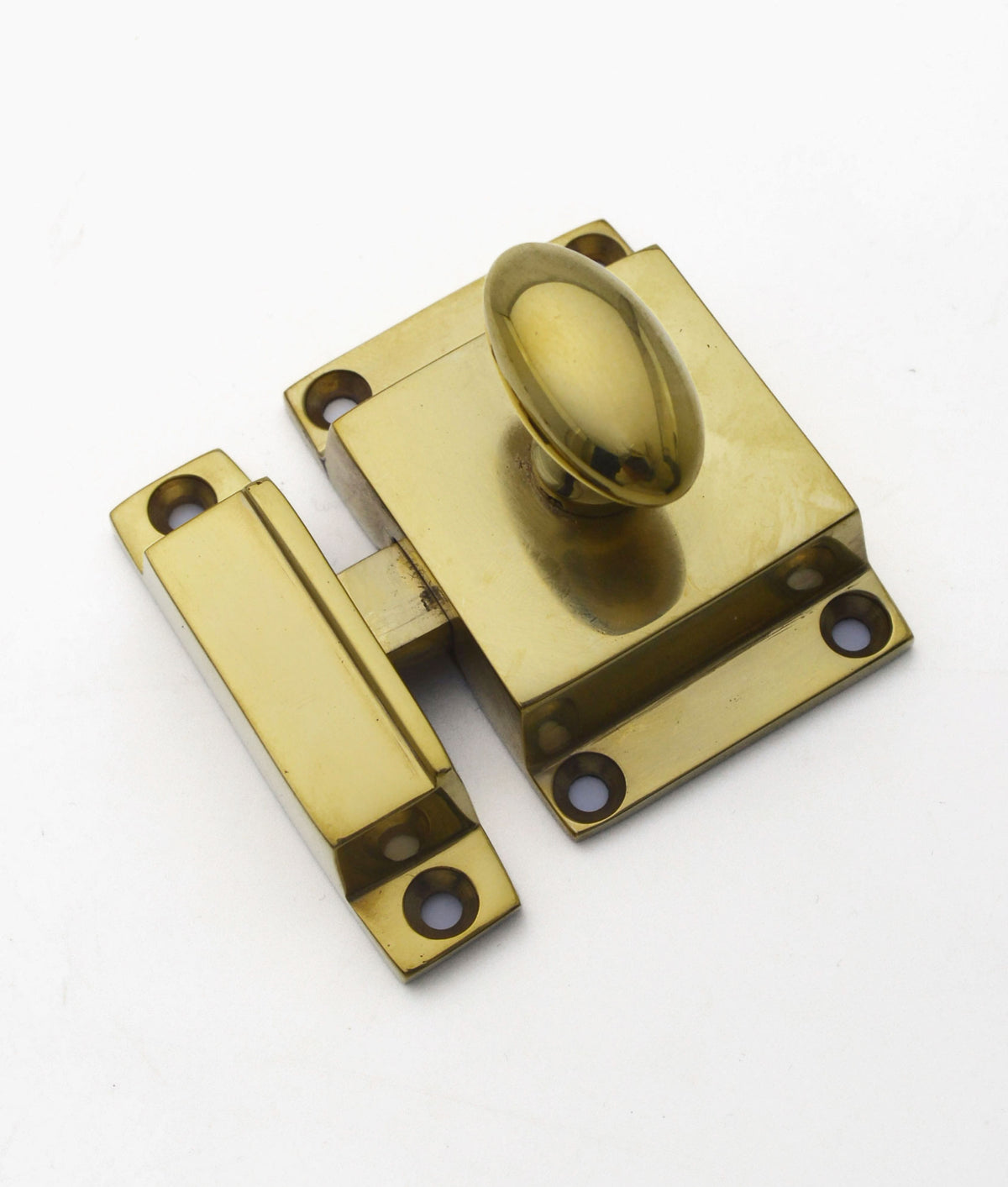 Unlacquered Polished Brass Voss Latch A&H Brass