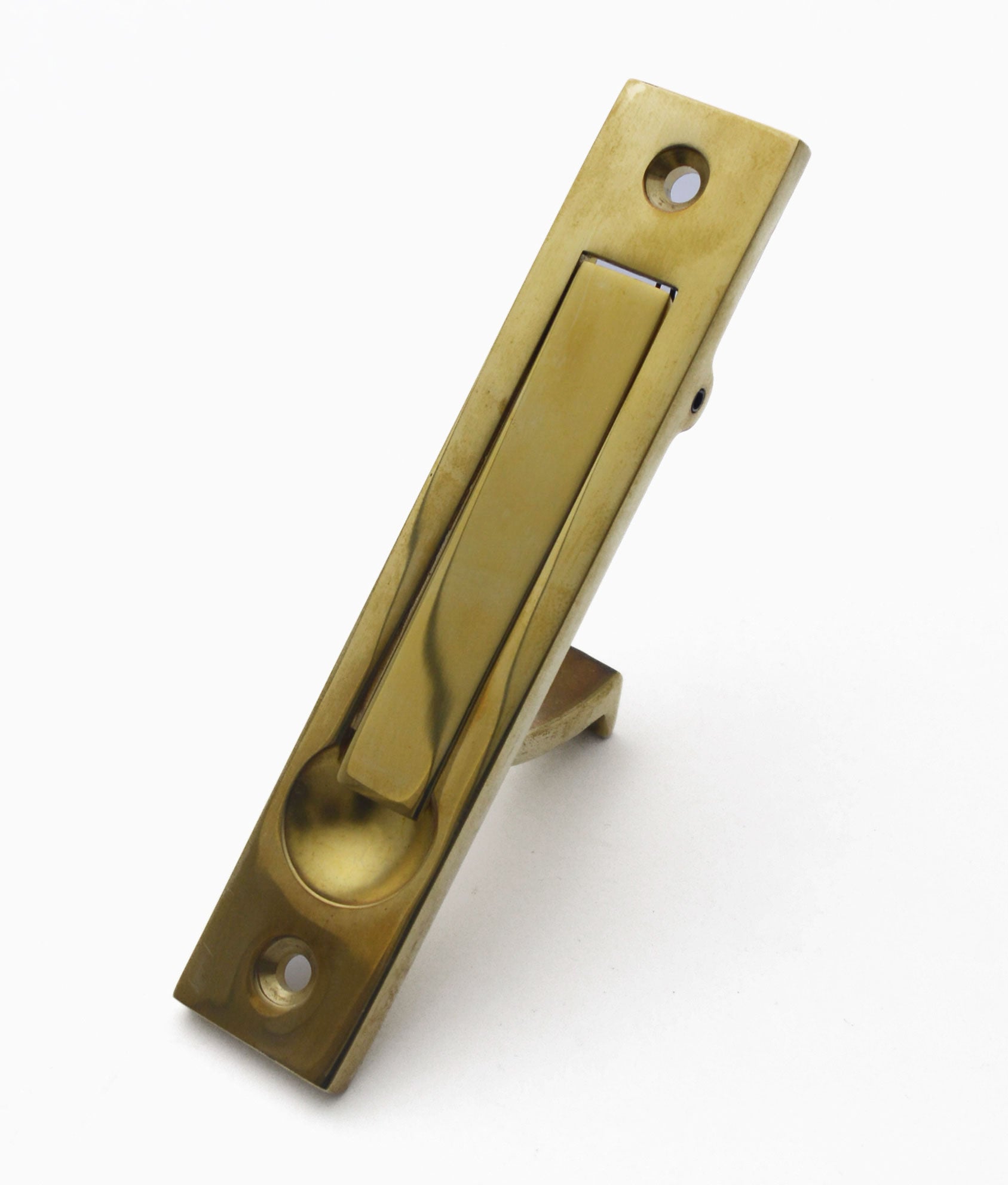 Unlacquered Polished Brass Maxim Door Edge Pull