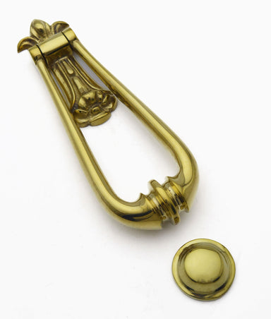 Unlacquered Polished Brass Linus Door Knocker
