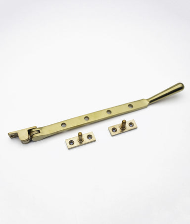 Unlacquered Polished Brass Elongated Casement Stay