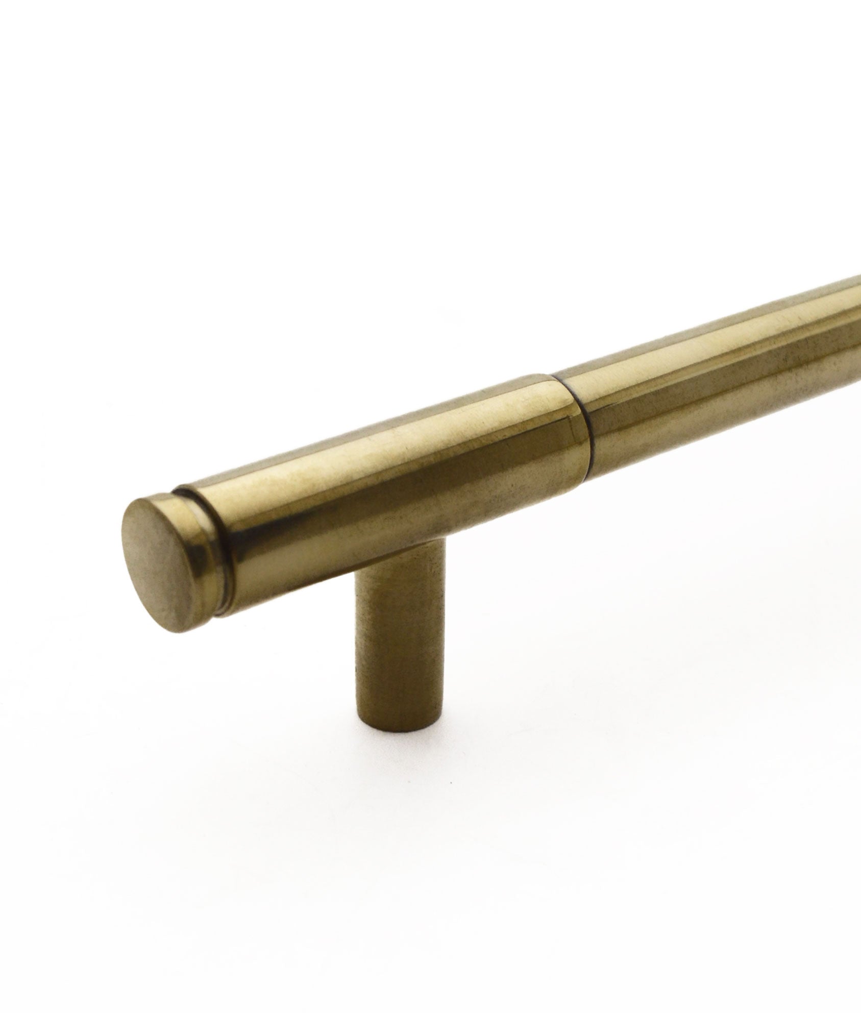 Unlacquered Polished Brass Edzell Cabinet Pull Handle
