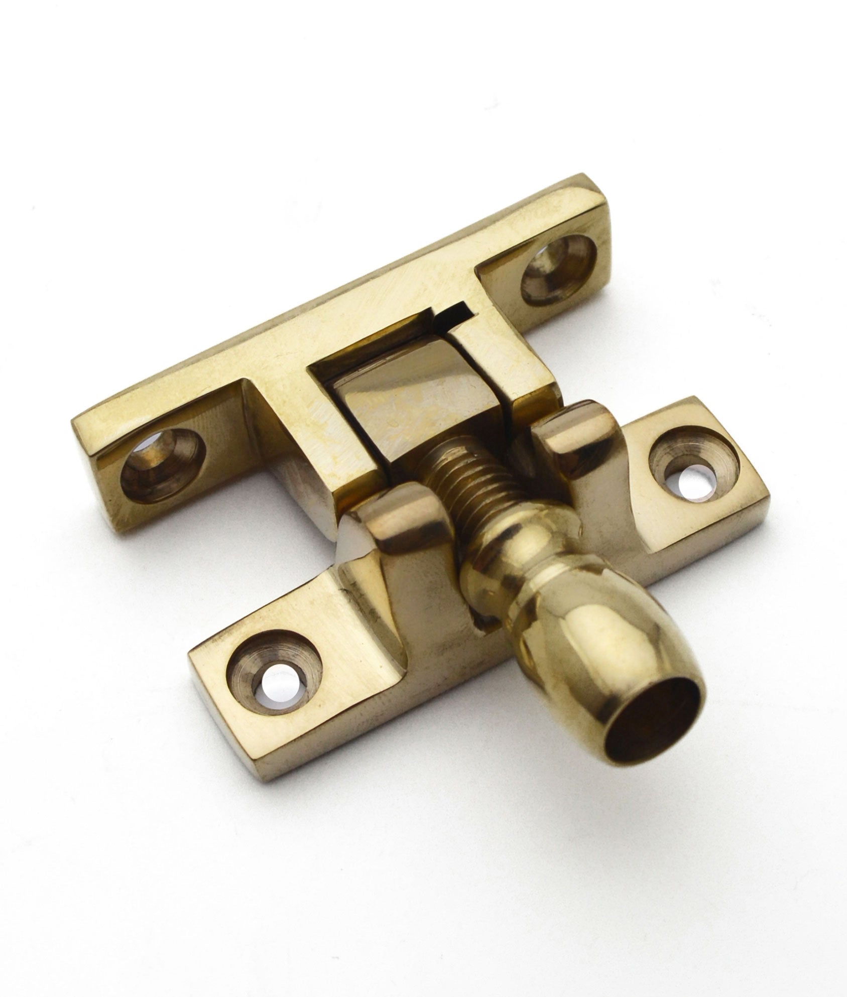 Unlacquered Polished Brass Tulip Brighton Fastener