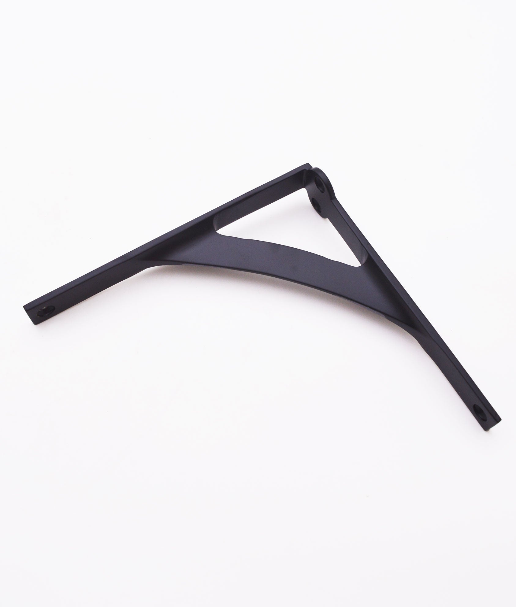 Matt Black Modern Shelf Bracket for Wood