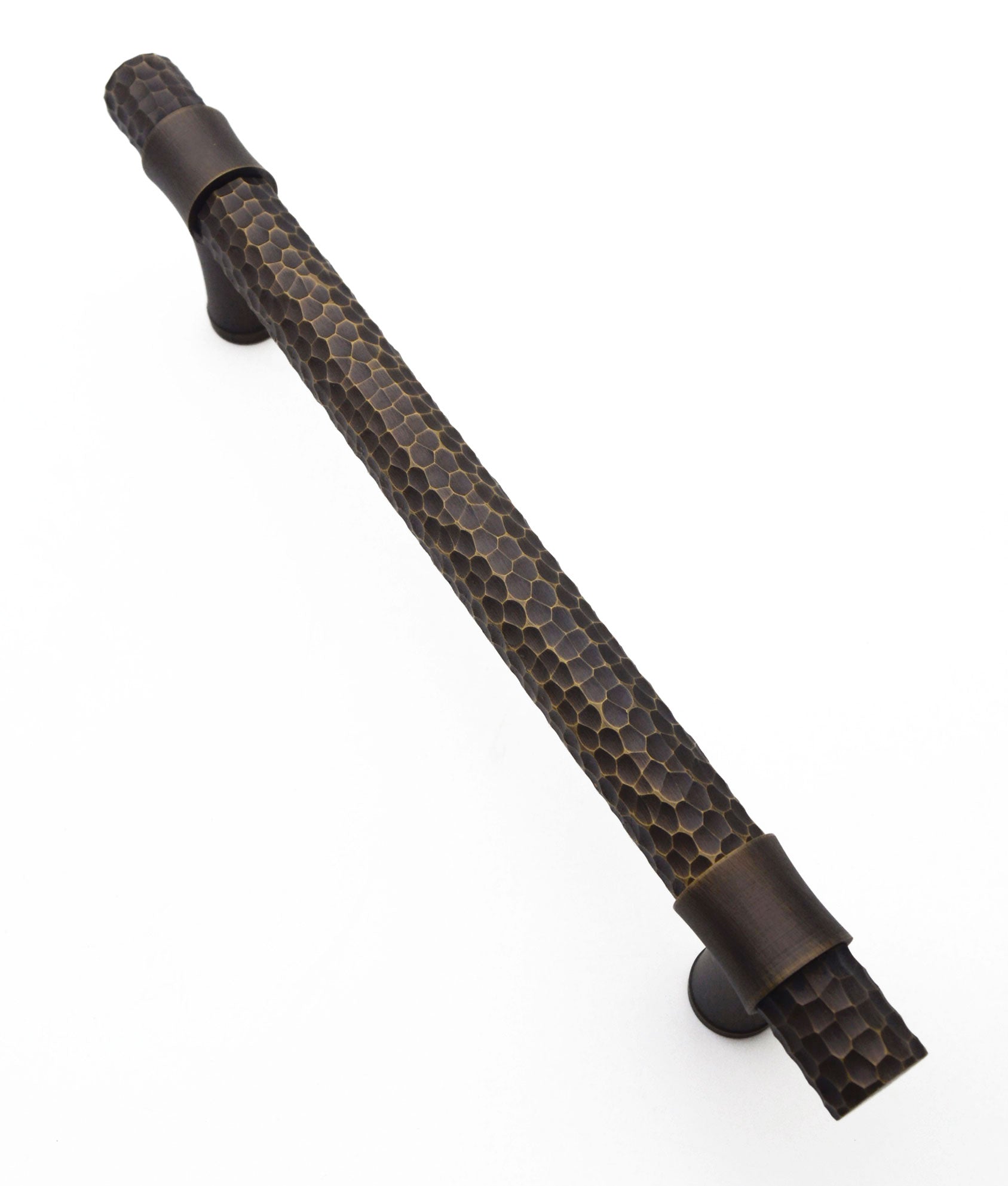 Origen Hammered Door Pull Handle | A&H Brass