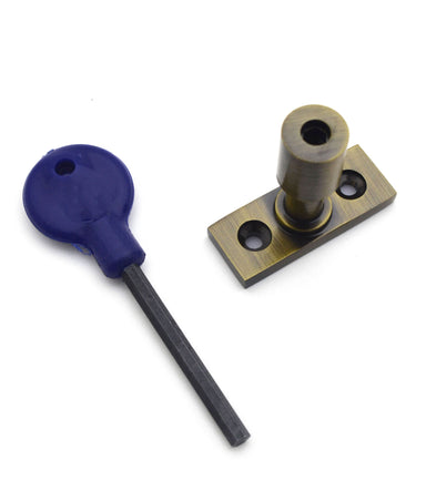 Cadiz Locking Casement Stay Pin c/w Key