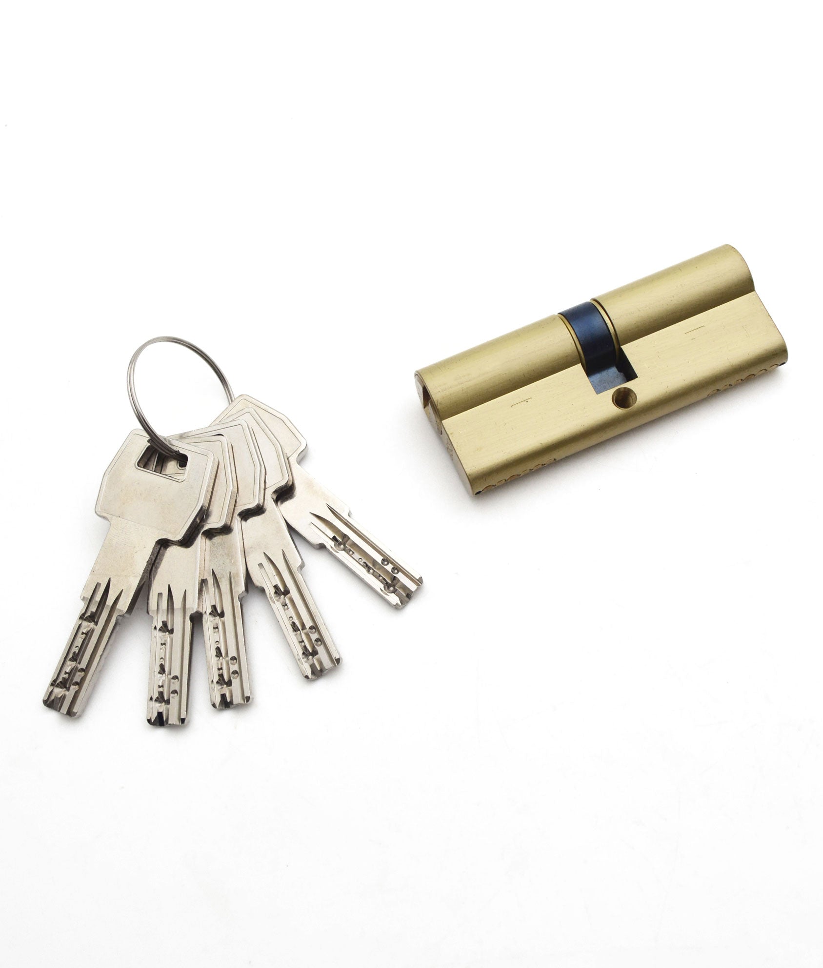 Euro Profile Cylinder, Key/Key, 15 Pin High Security c/w 5 Keys