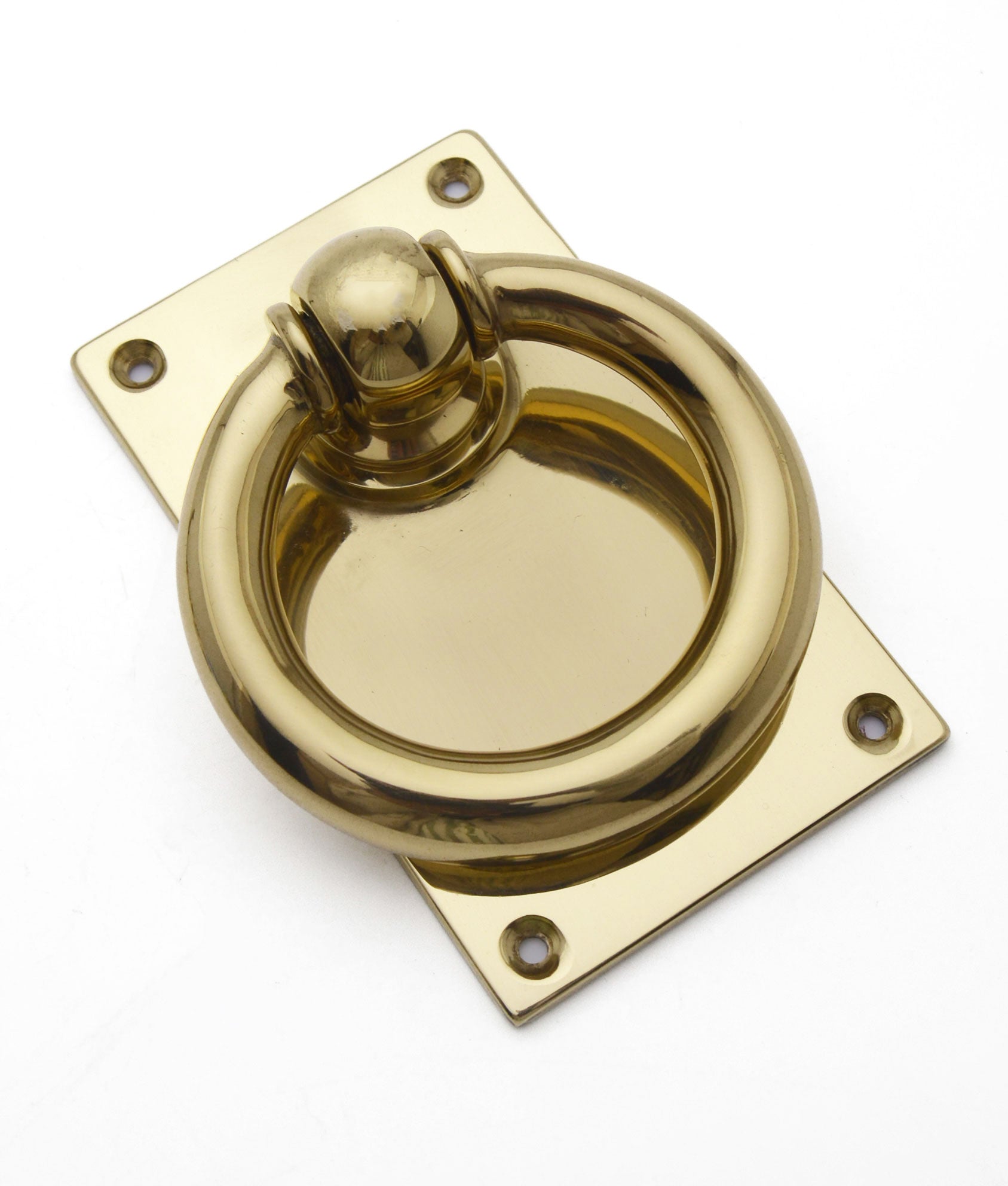 Ring Door Knocker on Plate