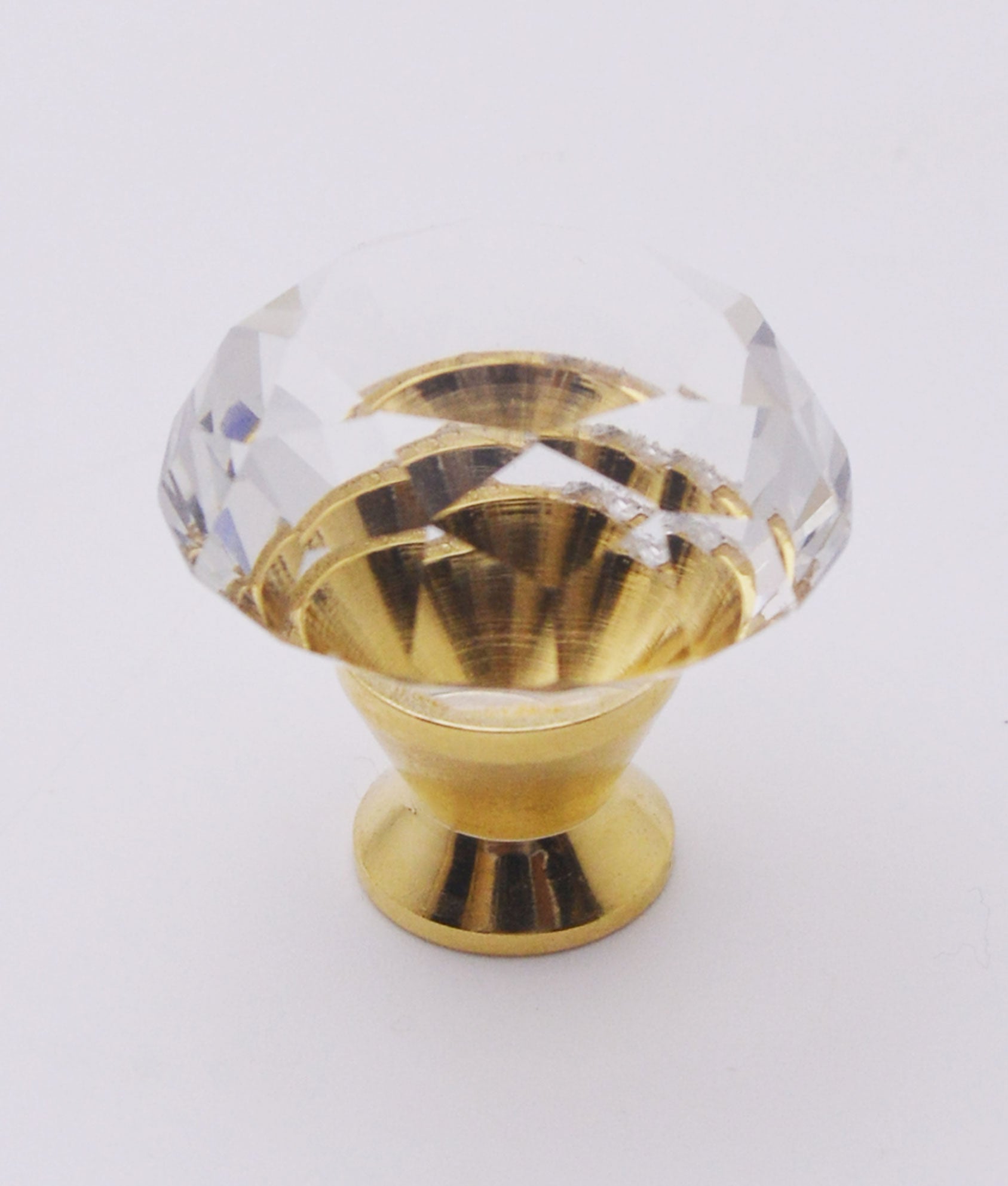 Prism Crystal Cupboard Knob (Clear)