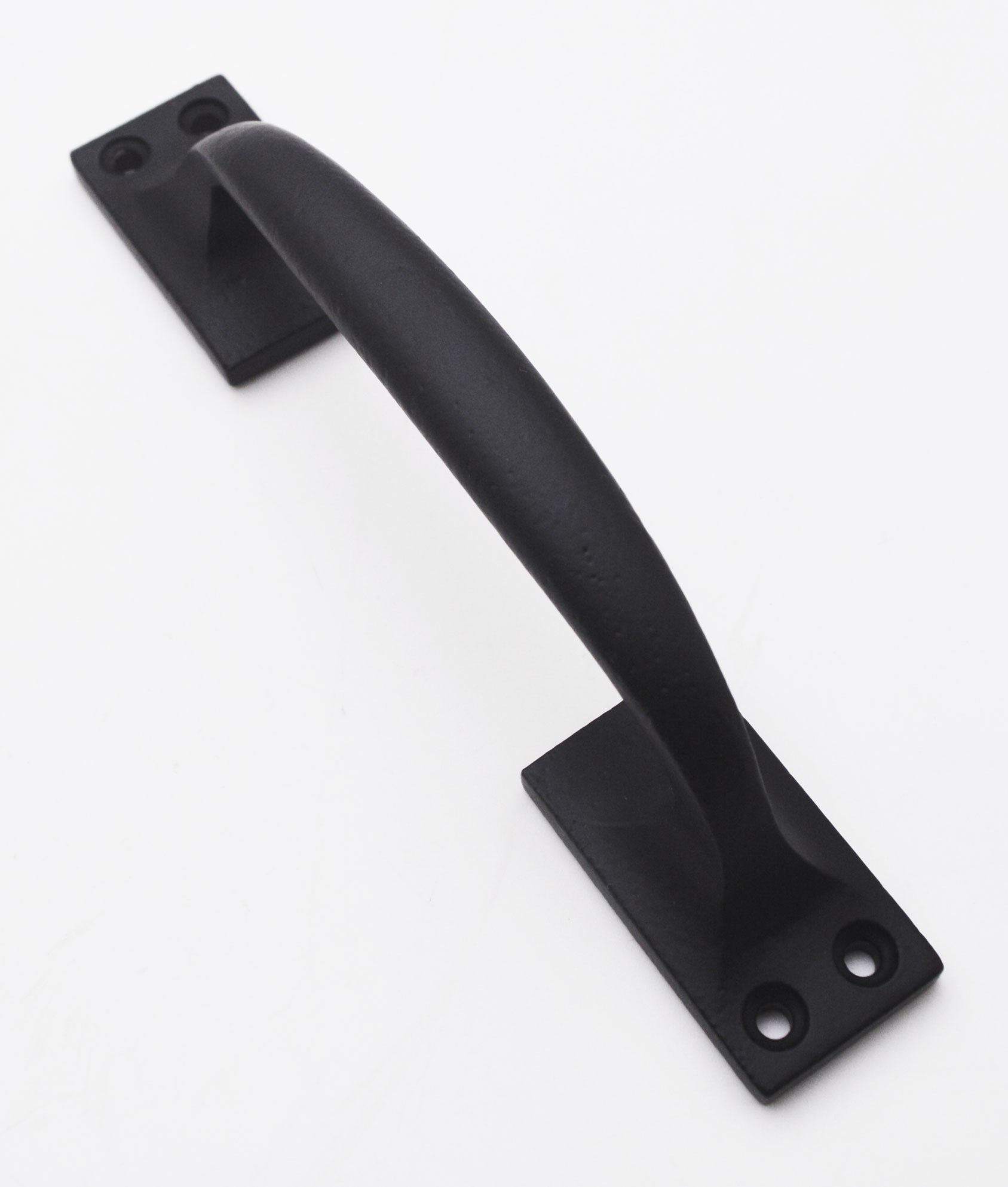 Garve Offset Matt Black Cabinet Pull Handle