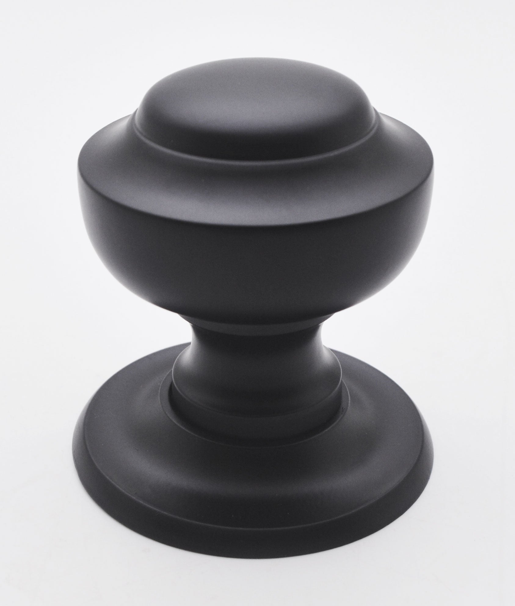 Tarland Matt Black Centre Door Knob