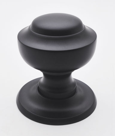 Tarland Matt Black Centre Door Knob